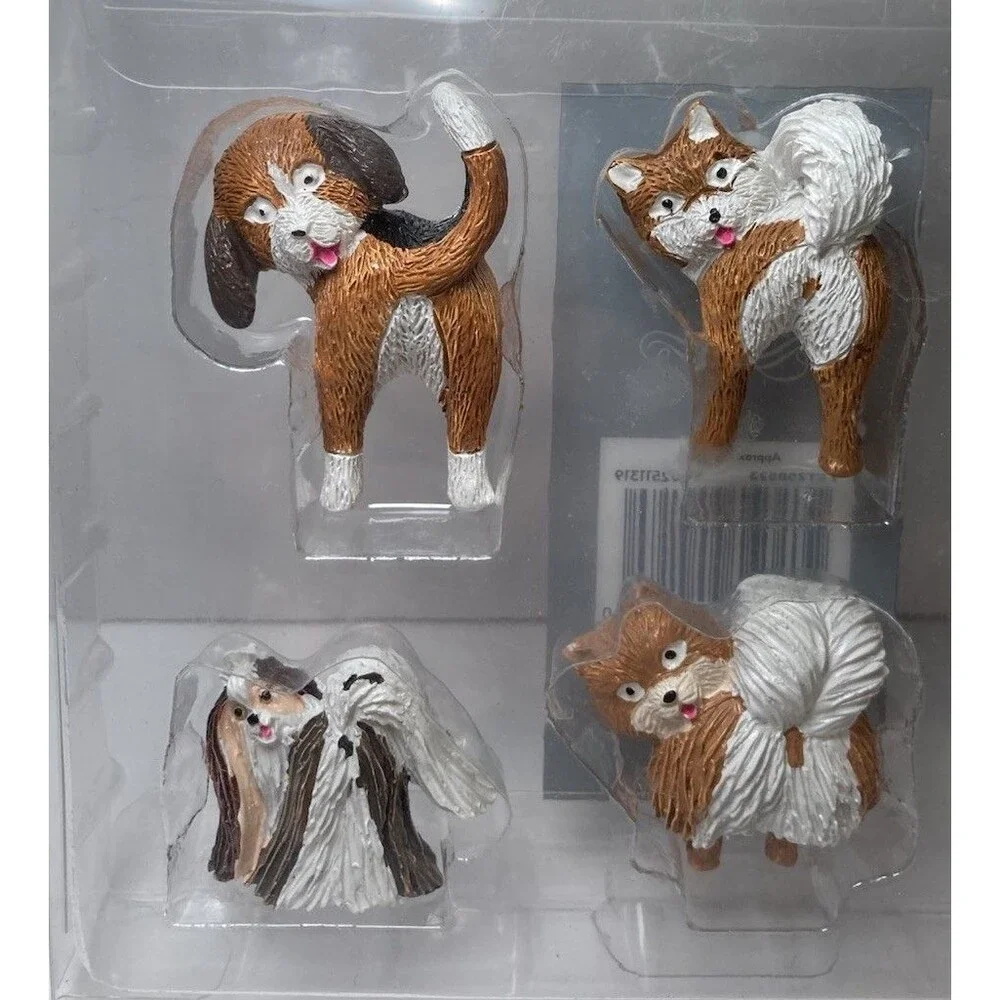 NIB Bella Bug Dog Butt Refrigerator Magnets Set of 6